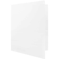 JAM Paper Heavy Duty Plastic Two-Pocket School Folders, White, 6/Pack (383HWHD) -Esseltela Shop sp71001492 s7