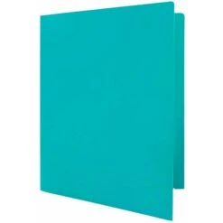 JAM Paper Heavy Duty 2-Pocket Folder, Teal Blue, 6/Pack (383hted) -Esseltela Shop sp71001497 s7
