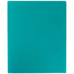 JAM Paper Heavy Duty 2-Pocket Folder, Teal Blue, 6/Pack (383hted) -Esseltela Shop sp71001498 s7