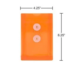JAM Paper® Plastic Envelopes With Button And String Tie Closure, Open End, 4.25 X 6.25, Assorted Colors, 6/Pack (473B1ASSRTD) -Esseltela Shop sp81238417 s7