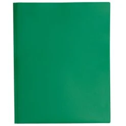 JAM Paper Plastic 2-Pocket Folders With 3 Fasteners, Green, 6/Pack (382ECGRD) -Esseltela Shop sp92366486 s7
