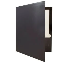 JAM Paper 2-Pocket Presentation Folders, Black Glossy, 100/Box (385GBL) -Esseltela Shop sp92923438 s7
