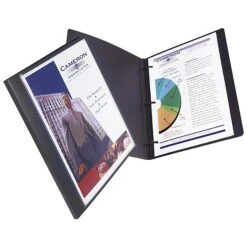 Avery Lay Flat 3-Prong Report Cover, Letter Size, Gray (47781) -Esseltela Shop sp95901884 s7