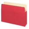 Pendaflex 10% Recycled Reinforced File Pocket, 3 1/2" Expansion, Letter Size, Red (1524ERED) -Esseltela Shop sp95990912 s7